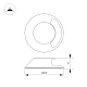 Накладка Arlight ART-DECK-CAP-LID1-R65 (SL, STEEL) 045349