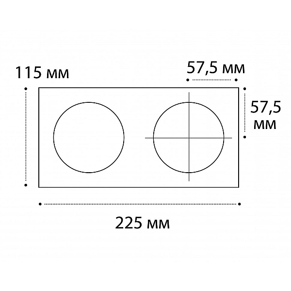 Рамка декоративная Italline IT02-QRS2 white