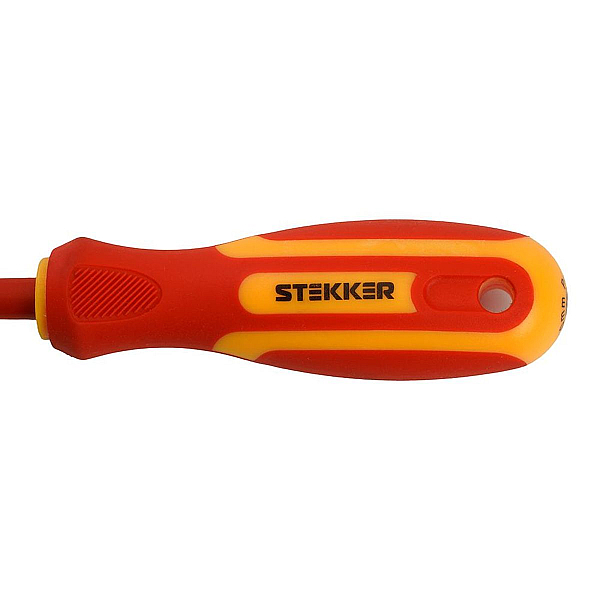 Отвертка крестовая диэлектрическая Stekker Pz 1 х 80 мм, SDE-PZ1-80 49617