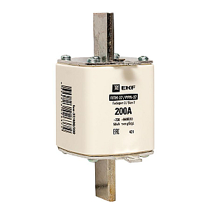 Плавкая вставка ППН-37 400/200А габарит 2 EKF PROxima fus-37/400/200