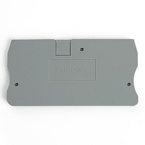 LD560-1-100 Торцевая заглушка для ЗНИ LD552 10 мм²  (JXB ST 10), серый STEKKER