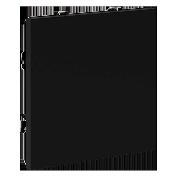 Заглушка Voltum S70 с суппортом, (черный матовый) VLS080108