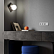 Клавиша для выключателя/переключателя одноклавишного с подсветкой, S70 (серый) Voltum VLS000216
