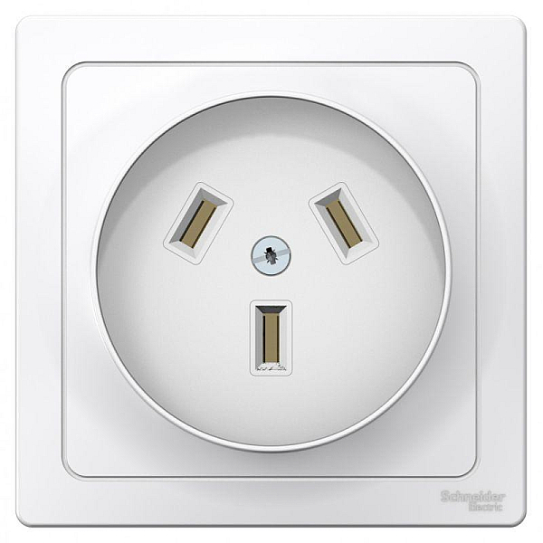 Розетка силовая 2К+З Systeme Electric Blanca 16A 250V белая BLNSR003231