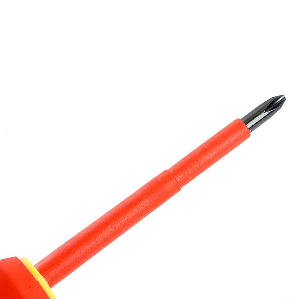 Отвертка крестовая диэлектрическая Stekker Ph 2 х 100 мм, SDE-PH2-100 39766