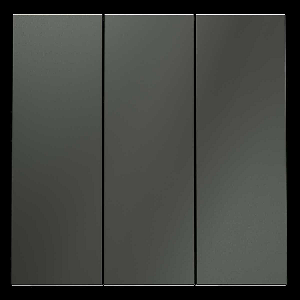 Клавиши для выключателя/переключателя трехклавишного, S70 (титан) Voltum VLS000506