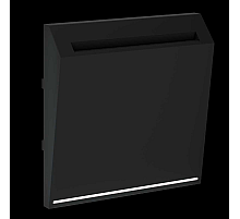 Накладка для выключателя карточного Voltum S70 (черный матовый) VLS002608