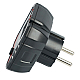 Тестер розеток и УЗО, питание от сети 230V, черный MTM HT106D 49997