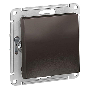 Выключатель 1-клавишный мокко Schneider Electric Atlas Design ATN000611
