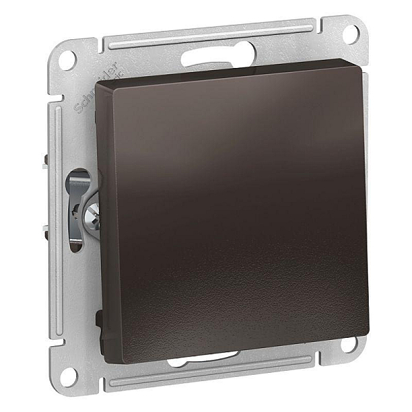 Выключатель одноклавишный Systeme Electric AtlasDesign 10A 250V мокко ATN000611