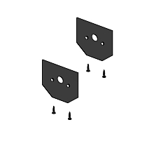 Заглушка торцевая для шинопровода под натяжной потолок 2 шт Hesby Lighting ElDeko HSBL_0188