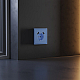 Накладка для розетки с заземлением и защитными шторками, с USB A+A, S70 (деним) Voltum VLS000915