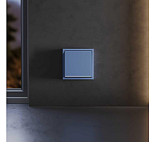Клавиша для выключателя/переключателя одноклавишного с подсветкой Voltum S70 (деним) VLS000215
