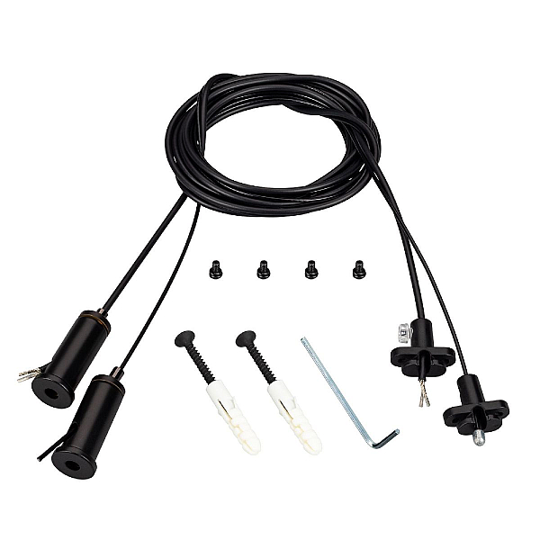 Подвес токопроводящий Arlight ARL-2x2m Set BLACK (Pad 15x2mm, 2x20AWG) 041948