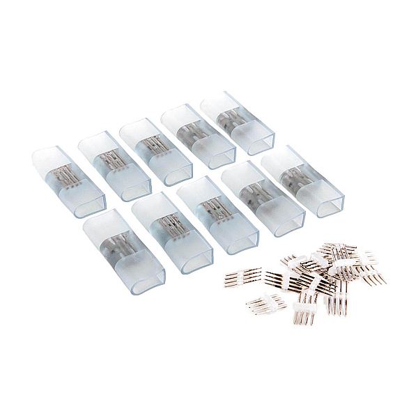 Переходник для одностороннего неона LS001 220V 5050 RGB (10 шт) Elektrostandard 4690389135057