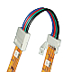 Коннектор для светодиодных лент Uniel UCX-SS4/B20-RGB WHITE 020 POLYBAG 06613