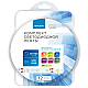 Комплект светодиодной ленты Apeyron 12В 4.8Вт/м smd 3528 60 д/м IP20 5м 6500K (блок, коннектор) 10-10