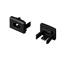 Заглушка Arlight PIK-1007 черная с отверстием 045496