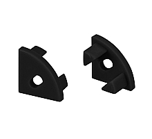 Заглушка Arlight SL-KANT-H11 BLACK c отверстием 044090