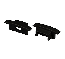 Заглушка Arlight LINE-2308-F BLACK с отверстием 040320