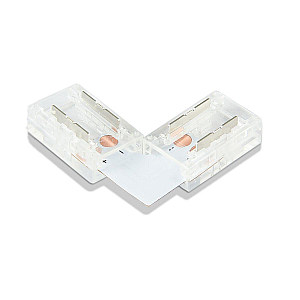 Соединитель угловой L для светодиодной ленты COB 8mm 12/24V (2 конт.) GS6851 (5шт) Ambrella Light Illumination GS6851