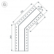 Коннектор угловой Arlight SL-Linia45-Fantom-135 030102