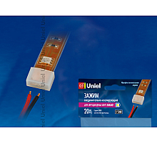 Изолирующий зажим для светодиодной ленты Uniel UCW-H10 WHITE 020 POLYBAG 06679