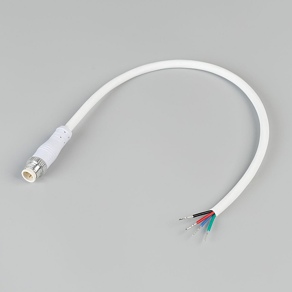 Коннектор питания Arlight ARL-WAVE-1615-CON-POWER-MALE-4PIN-WHT (IP67 Пластик) 060094