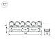 Экран линзованный Arlight SL-LINE-W20-55deg-540 041793
