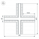 Коннектор X-образный Arlight SL-Linia32-Fantom 030099