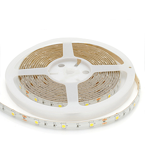 Комплект светодиодной ленты Apeyron 12В 7.2Вт/м smd 5050 30 д/м IP65 5м 6400K (блок, коннектор) 10-01