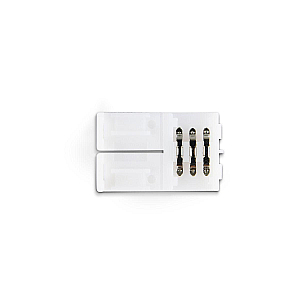 Соединитель прямой для светодиодной ленты 2835 12/24V (3 конт.) GS6101 (10шт) Ambrella Light Illumination GS6101