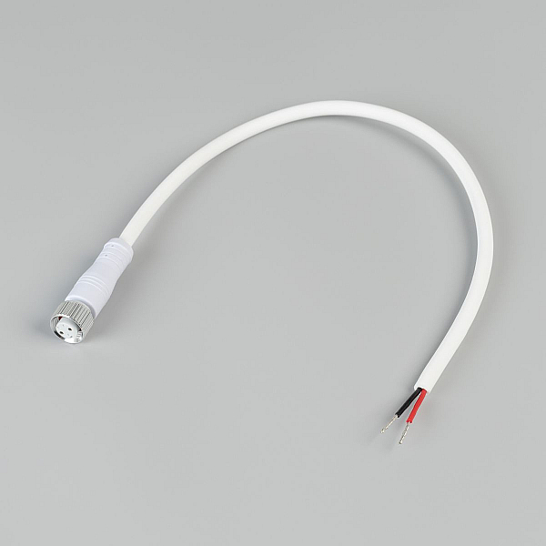 Коннектор питания Arlight ARL-WAVE-1615-CON-POWER-FEMALE-2PIN-WHT (IP67 Пластик) 059758