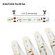 Светодиодная влагозащищенная лента Apeyron 4,8W/m 60LED/m 5050SMD теплый белый 5M 10-27