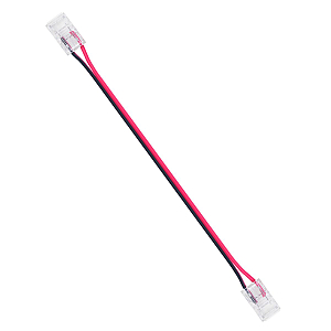 Коннектор прокалывающий 2 pin для гибкого соединения одноцветной LED ленты 8мм, тип SMD, COB длина провода 150мм Apeyron 09-114