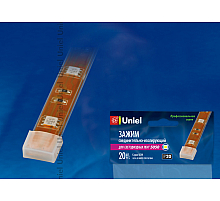 Изолирующий зажим для светодиодной ленты Uniel UCW-L10 WHITE 020 POLYBAG 06619
