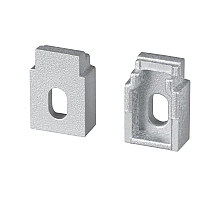Заглушка Arlight WALL-FANTOM-BENT-W10-SIDE с отверстием 043883