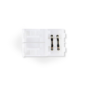 Соединитель прямой для светодиодной ленты 2835 12/24V (2 конт.) GS6001 (10шт) Ambrella Light Illumination GS6001