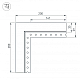 Коннектор L-образный внутренний Arlight SL-Linia32-Fantom-Edge 030100