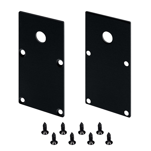Заглушка Arlight Line-S-3667 Black с отверстием 042915