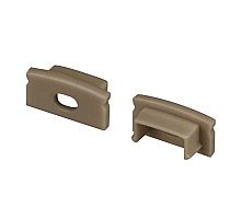 Заглушка Arlight LINE-1708 OLIVE GREY с отверстием 038632