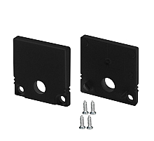 Заглушка Arlight SL-SLIM20-H20 BLACK с отверстием  047637