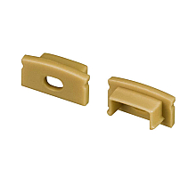 Заглушка Arlight LINE-1708 GOLD с отверстием 039993