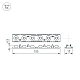 Экран линзованный Arlight SL-LINE-W20-55deg-540 041793