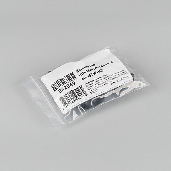 Коннектор Arlight HIP-MONO-10mm-2pin-STW-HD 042069