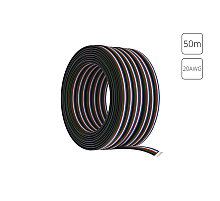 Провод 5-жильный для светодиодной ленты RGBW 50м, 20AWG Arte lamp Strip-Accessories A20-5W