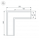 Коннектор L-образный Arlight SL-Linia65-F 030126