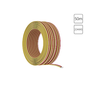 Провод 3-жильный для светодиодной ленты MIX 50м, 20AWG Arte lamp Strip-Accessories A20-3W