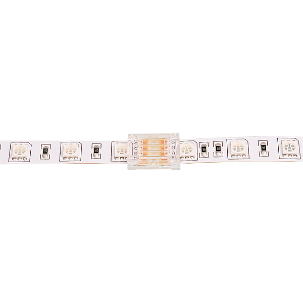 Коннектор последовательный для ленты SMD RGB шириной 10мм, комплект 3шт WOLTA WLS-4PIN-RGB-10MM-I