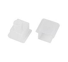 Заглушка Arlight MOONLIGHT-T-CAP-10x10mm-BOTTOM-S-SET (Силикон) 055683